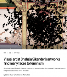 Visual artist Shahzia Sikander’s artworks find many faces to feminism by Dilpreet Bhullar